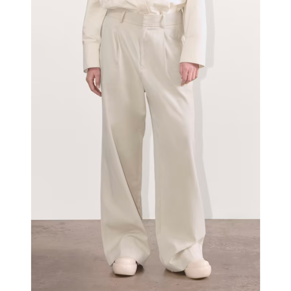 Everlane Womens Way High Drape Pants Size 6 Khaki 30" Inseam Sandstone NWT